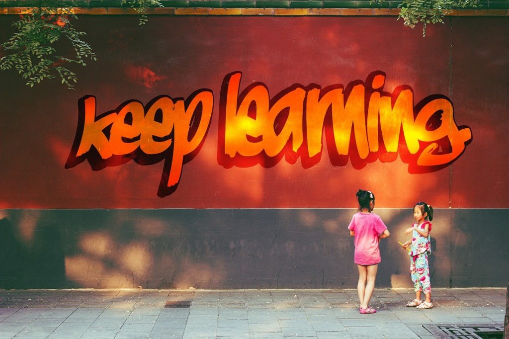 keep learning wall